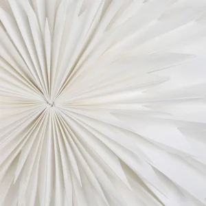 Ozdoba Papierowa Z Ledem Shallow Biala 100 Cm