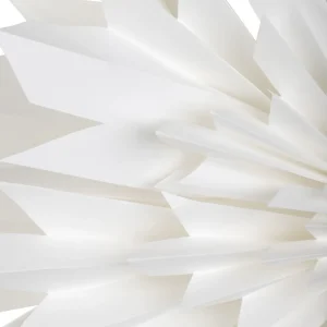 Ozdoba Papierowa Z Ledem Shallow Biala 100 Cm