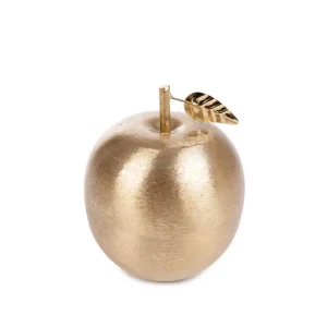 Ozdoba Stojaca Girona Jablko Zlote 14X14X15