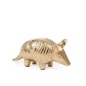 Ozdoba Stojaca Girona Pancernik Zloty 16X6X7 Cm