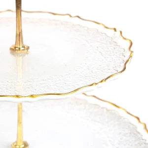 Patera Lisala Dwupoziomowa Transparentna 21 Cm, 28 Cm