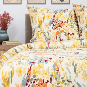 Pościel Ancana Z Mikrofibry W Kwiaty 140X200 Cm + 1*70X80 Cm