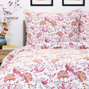 Pościel Brynna Bawelniana W Kwiaty 200X220 Cm