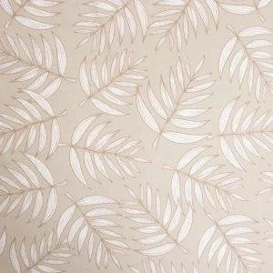 Pościel Coraline Bawelniana Bezowa W Liscie 200X220 Cm