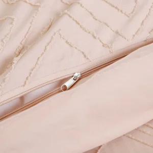 Pościel Faimes Z Mikrofibry Bezowa Z Przeszyciami 200X220 Cm