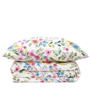 Pościel Floral Z Mikrofibry W Kolorowe Kwiatki 160X200 Cm