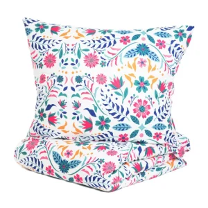 Pościel Freesia Z Mikrofibry W Kwiaty 200X220 Cm