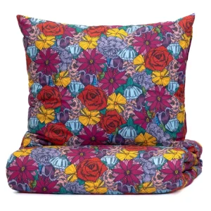 Pościel Frida Kahlo Z Mikrofibry W Kwiaty 140X200 Cm + 1*70X80 Cm