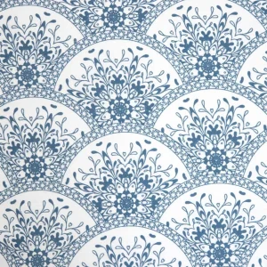 Pościel Haven Bawelniana Biala W Granatowy Wzor 160X200 Cm