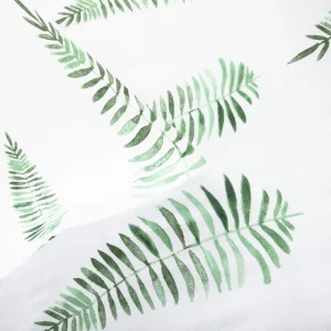 Pościel Herve Z Mikrofibry Biala W Galazki 200X220 Cm