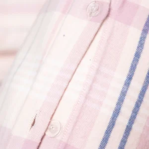 Pościel Idaho Flanelowa Rozowa W Krate 160X200 Cm + 1 X 50X60 Cm