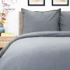 Pościel Kinsey Bawelniana Grafitowa Z Denimowym Szwem 160X200 + 2*50X60 Cm