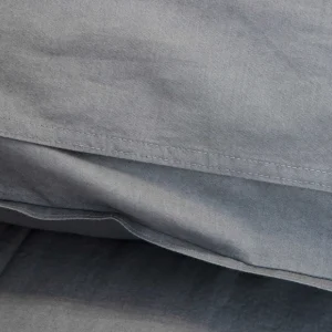 Pościel Kinsey Bawelniana Grafitowa Z Denimowym Szwem 160X200 + 2*50X60 Cm