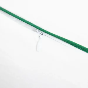 Pościel Orangie Bawelniana W Pomarancze Z Zielona Lamowka 140X200 Cm + 1*50X60 Cm