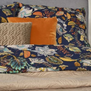 Pościel Otamo Z Mikrofibry W Liscie I Kwiaty 200X220 Cm