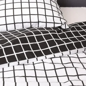 Pościel Reyes Bawelniana Dwustonna Czarno-Biala 220X200 Cm