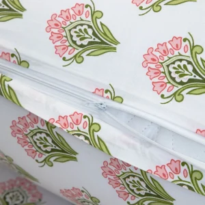 Pościel Timothe Bawelniana W Rozowy Wzor 160X200 Cm