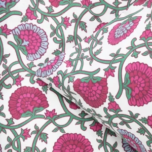 Pościel Zinna Z Mikrofibry W Kwiaty 160X200 Cm