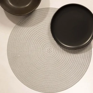 Podkladka Do Jadalni Skine Srebrna 38 Cm