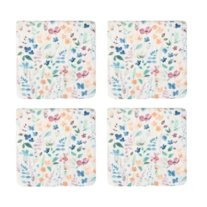 Podkladka Melte Ceramiczna Drobne Kwiaty I Listki 4 Szt.