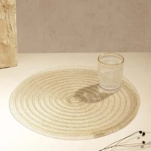 Podkladka Okragla Zlota Jazmine 38Cm Aw18 922330