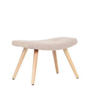 PodNożek Moss Teddy Boucle W Tkaninie Teddy 61X41X38 Cm