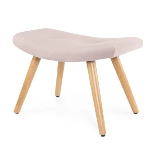 PodNożek Moss Welurowy Bezowy 61X41X38 Cm