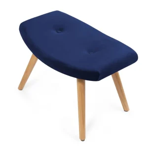 PodNożek Moss Welurowy 61X41X38 Cm