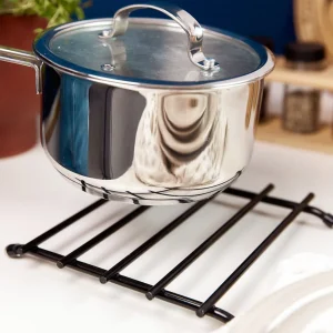 Podstawka Duncan Pod Gorace Naczyńie Czarna 20X20 Cm