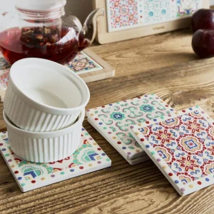 Podstawka Ethnic Mozaika Kolorowa 4 Szt.