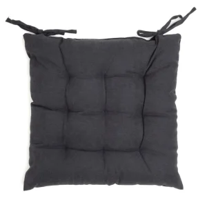Poduszka Na Krzeslo Asam Czarna Pikowana 40X40