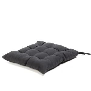 Poduszka Na Krzeslo Asam Czarna Pikowana 40X40