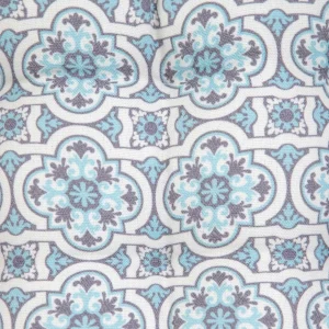 Poduszka Na Krzeslo Stave Niebieska We Wzor Pikowana 40X40