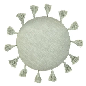 Poduszka Tonne Okragla Bawelniana Z Fredzlami 40 Cm