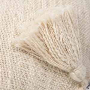 Poduszka Tonne Okragla Bawelniana Z Fredzlami 40 Cm