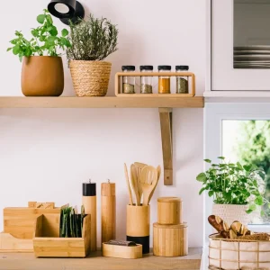 Pojemnik Bambou Z Pokrywka Na Magnes M 12X10,5 Cm