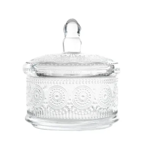 Pojemnik Barrel Szklany Z Pokrywka 13 X 9,5