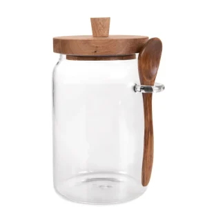 Pojemnik Carlos Szklany Z Akacjowa Lyzeczka 0,9 L