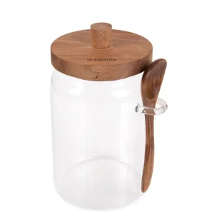 Pojemnik Carlos Szklany Z Akacjowa Lyzeczka 0,9 L