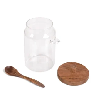Pojemnik Carlos Szklany Z Akacjowa Lyzeczka 0,9 L