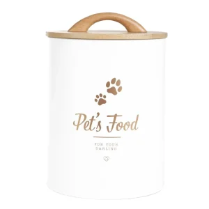 Pojemnik Dingo Na Karme Dla Zwierząt Bialy 17X13 Cm