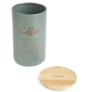 Pojemnik Escille Z Drewniana Pokrywka Na Kawe 14X8 Cm