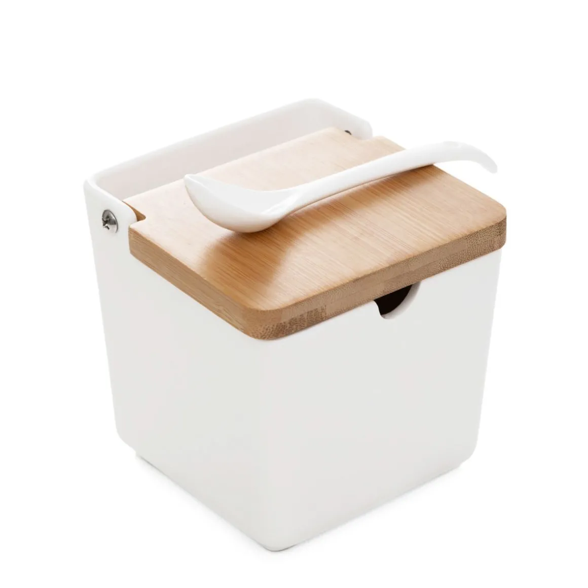 pojemnik_fincan_porcelano_0.webp Pojemnik Fincan Porcelanowy Z Lyzeczka 10X10X10 Cm