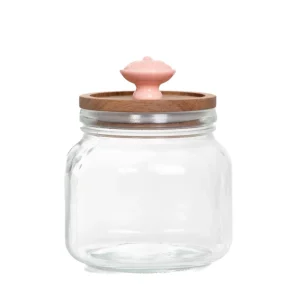 Pojemnik Nobu Z Ozdobna Rozowa Galka 0,75 L