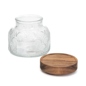 Pojemnik Zulay Z Akacjowa Przykrywka 0,35 L