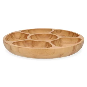 Polmisek Bambou Bambusowy Z Przegrodkami 32X4 Cm