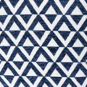 Poszewka Altara W Romby Z Fredzlami Granatowa 45X45 Cm