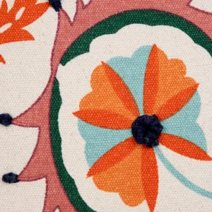 Poszewka Archa W Kolorowy Wzor Z Fredzlami 45X45 Cm