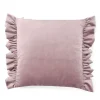 Poszewka Effy Z Falbanka Rozowa 40X40 Cm