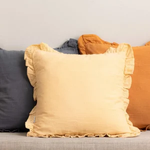 Poszewka Elin Muslinowa Bezowa 45X45 Cm